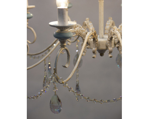 Оформить заказ Подвесная люстра Abrasax L.8303-8CREAM/G| VIVID-LIGHT.RU