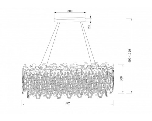 Оформить заказ Подвесная люстра Maytoni MOD490PL-10G| VIVID-LIGHT.RU
