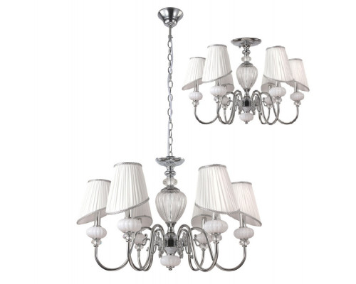 Купить Подвесная люстра Crystal Lux ALMA WHITE SP-PL6| VIVID-LIGHT.RU