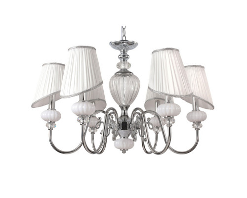 Купить Подвесная люстра Crystal Lux ALMA WHITE SP-PL6| VIVID-LIGHT.RU
