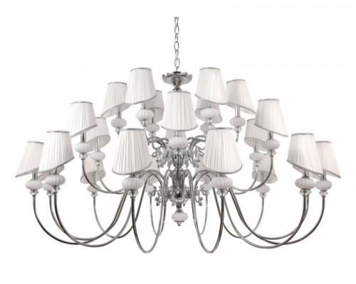 Сделать заказ Подвесная люстра Crystal Lux ALMA WHITE SP-PL12+6+6| VIVID-LIGHT.RU