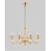 Сделать заказ Подвесная люстра Crystal Lux CAETANO SP-PL8 AMBER| VIVID-LIGHT.RU