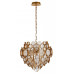 Сделать заказ Подвесная люстра Crystal Lux DESEO SP6 D460 GOLD| VIVID-LIGHT.RU