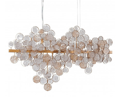 Купить Подвесная люстра Crystal Lux DESEO SP12 L1000 GOLD| VIVID-LIGHT.RU