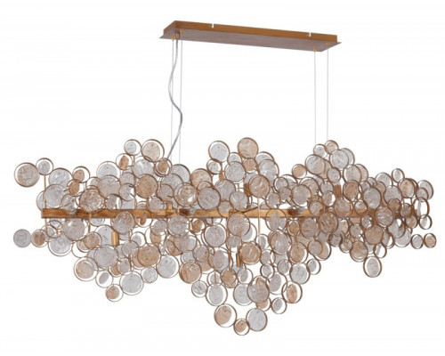 Заказать Подвесная люстра Crystal Lux DESEO SP15 L1400 GOLD| VIVID-LIGHT.RU