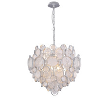 Подвесная люстра Crystal Lux DESEO SP6 D460 SILVER