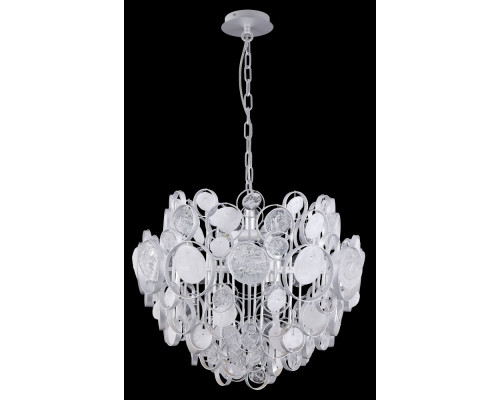 Оформить заказ Подвесная люстра Crystal Lux DESEO SP6 D460 SILVER| VIVID-LIGHT.RU