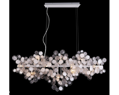 Заказать Подвесная люстра Crystal Lux DESEO SP15 L1400 SILVER| VIVID-LIGHT.RU