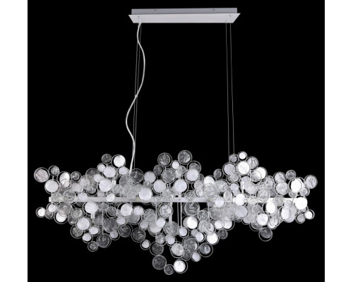 Заказать Подвесная люстра Crystal Lux DESEO SP15 L1400 SILVER| VIVID-LIGHT.RU