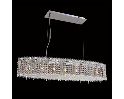 Купить Подвесная люстра Crystal Lux ETERNIDAT SP7 CHROME| VIVID-LIGHT.RU