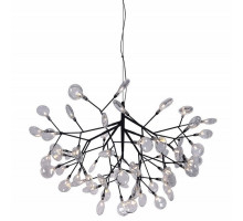 Подвесная люстра Crystal Lux EVITA SP63 BLACK/TRANSPARENT