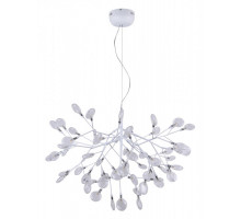 Подвесная люстра Crystal Lux EVITA SP63 WHITE/TRANSPARENT
