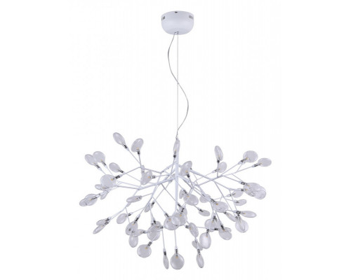 Купить Подвесная люстра Crystal Lux EVITA SP63 WHITE/TRANSPARENT| VIVID-LIGHT.RU