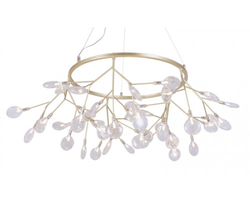 Сделать заказ Подвесная люстра Crystal Lux EVITA SP45 D GOLD/TRANSPARENT| VIVID-LIGHT.RU