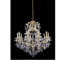 Подвесная люстра Crystal Lux ISABEL SP11 GOLD/TRANSPARENT