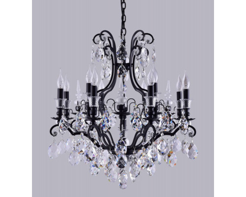 Сделать заказ Подвесная люстра Crystal Lux MAGNIFICO SP13 BLACK/TRANSPARENT| VIVID-LIGHT.RU