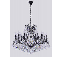 Подвесная люстра Crystal Lux MAGNIFICO SP19 BLACK/TRANSPARENT