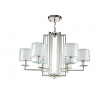 Подвесная люстра Crystal Lux NICOLAS SP-PL6 NICKEL/WHITE