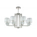 Заказать Подвесная люстра Crystal Lux NICOLAS SP-PL8 NICKEL/WHITE| VIVID-LIGHT.RU