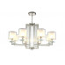 Заказать Подвесная люстра Crystal Lux NICOLAS SP-PL8 NICKEL/WHITE| VIVID-LIGHT.RU