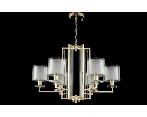 Оформить заказ Подвесная люстра Crystal Lux NICOLAS SP-PL6 GOLD/WHITE| VIVID-LIGHT.RU