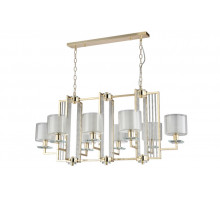 Подвесная люстра Crystal Lux NICOLAS SP8 L1000 GOLD/WHITE