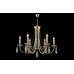 Оформить заказ Подвесная люстра Crystal Lux VICTORIA SP6 GOLD/AMBER| VIVID-LIGHT.RU