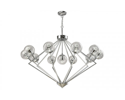 Заказать Подвесная люстра Crystal Lux FABRICIO SP11 CHROME/TRANSPARENTE| VIVID-LIGHT.RU