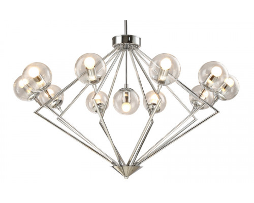 Заказать Подвесная люстра Crystal Lux FABRICIO SP11 CHROME/TRANSPARENTE| VIVID-LIGHT.RU