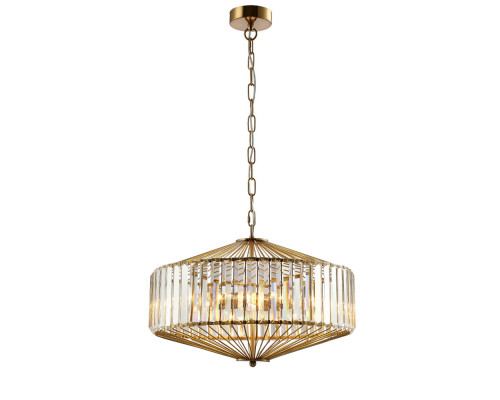 Заказать Подвесная люстра Crystal Lux FIESTA SP5 BRASS/TRANSPARENTE| VIVID-LIGHT.RU
