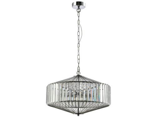 Оформить заказ Подвесная люстра Crystal Lux FIESTA SP5 CHROME/TRANSPARENTE| VIVID-LIGHT.RU