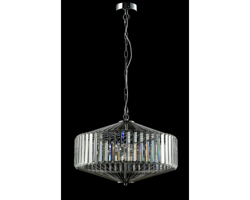 Оформить заказ Подвесная люстра Crystal Lux FIESTA SP5 CHROME/TRANSPARENTE| VIVID-LIGHT.RU