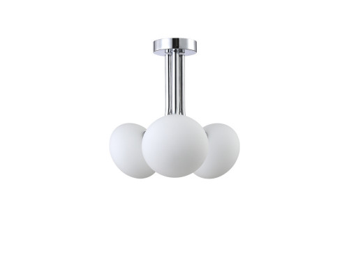 Купить Подвесная люстра Crystal Lux ALICIA SP3 CHROME/WHITE| VIVID-LIGHT.RU