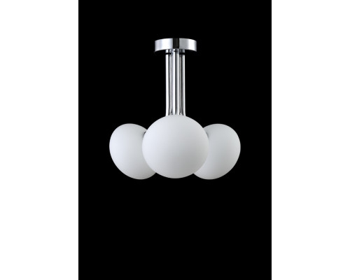 Купить Подвесная люстра Crystal Lux ALICIA SP3 CHROME/WHITE| VIVID-LIGHT.RU