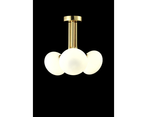 Сделать заказ Подвесная люстра Crystal Lux ALICIA SP3 GOLD/WHITE| VIVID-LIGHT.RU