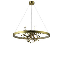 Подвесная люстра Crystal Lux GARDEN SPLED+4 D800 GOLD