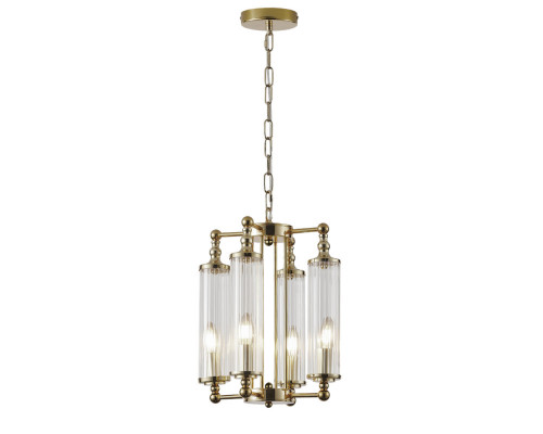 Заказать Подвесная люстра Crystal Lux TOMAS SP4 BRASS| VIVID-LIGHT.RU