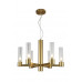 Сделать заказ Подвесная люстра Crystal Lux OTONO SP6+1 BRASS/TRANSPARENTE| VIVID-LIGHT.RU