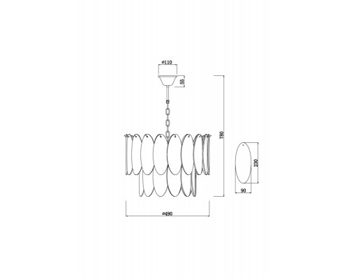 Сделать заказ Подвесная люстра Freya FR5189PL-09CH| VIVID-LIGHT.RU