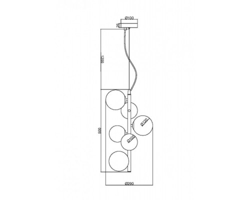 Сделать заказ Подвесная люстра Maytoni MOD545PL-06B| VIVID-LIGHT.RU