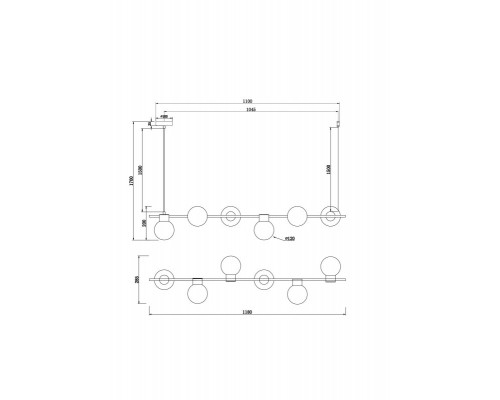 Оформить заказ Подвесная люстра Freya FR5232PL-06B1| VIVID-LIGHT.RU