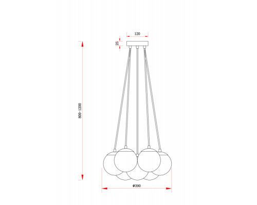 Купить Подвесная люстра Freya FR5231PL-07CH| VIVID-LIGHT.RU