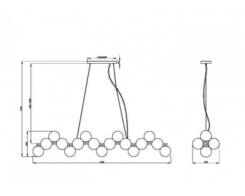 Оформить заказ Подвесная люстра Maytoni MOD547PL-25BS| VIVID-LIGHT.RU