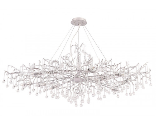 Сделать заказ Подвесная люстра Crystal Lux REINA V2 SP12 L1500 SILVER PATINA| VIVID-LIGHT.RU