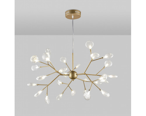 Купить Подвесная люстра Natali Kovaltseva GRACE 75125/27С GOLD SATIN| VIVID-LIGHT.RU