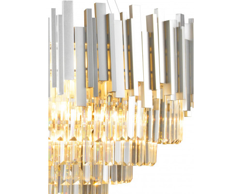 Оформить заказ Подвесная люстра Natali Kovaltseva VERTIGO 81440/12C SILVER| VIVID-LIGHT.RU