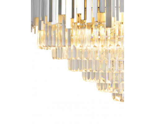 Оформить заказ Подвесная люстра Natali Kovaltseva VERTIGO 81440/12C SILVER| VIVID-LIGHT.RU