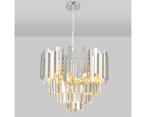 Сделать заказ Подвесная люстра Natali Kovaltseva VERTIGO 81440/6C SILVER| VIVID-LIGHT.RU