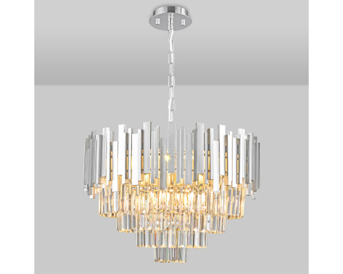 Оформить заказ Подвесная люстра Natali Kovaltseva VERTIGO 81440/8C SILVER| VIVID-LIGHT.RU