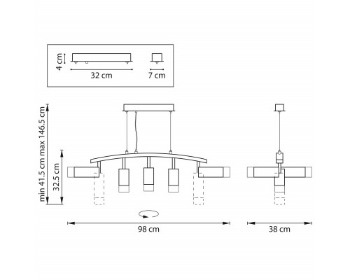 Оформить заказ Подвесная люстра Lightstar LR7358723631| VIVID-LIGHT.RU